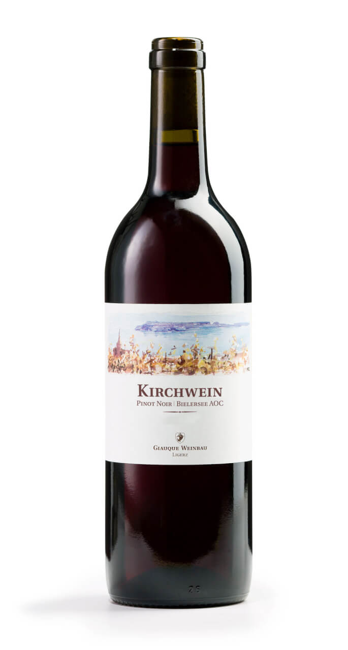 Kirchwein Pinot noir 2022 Giauque - Weinbau